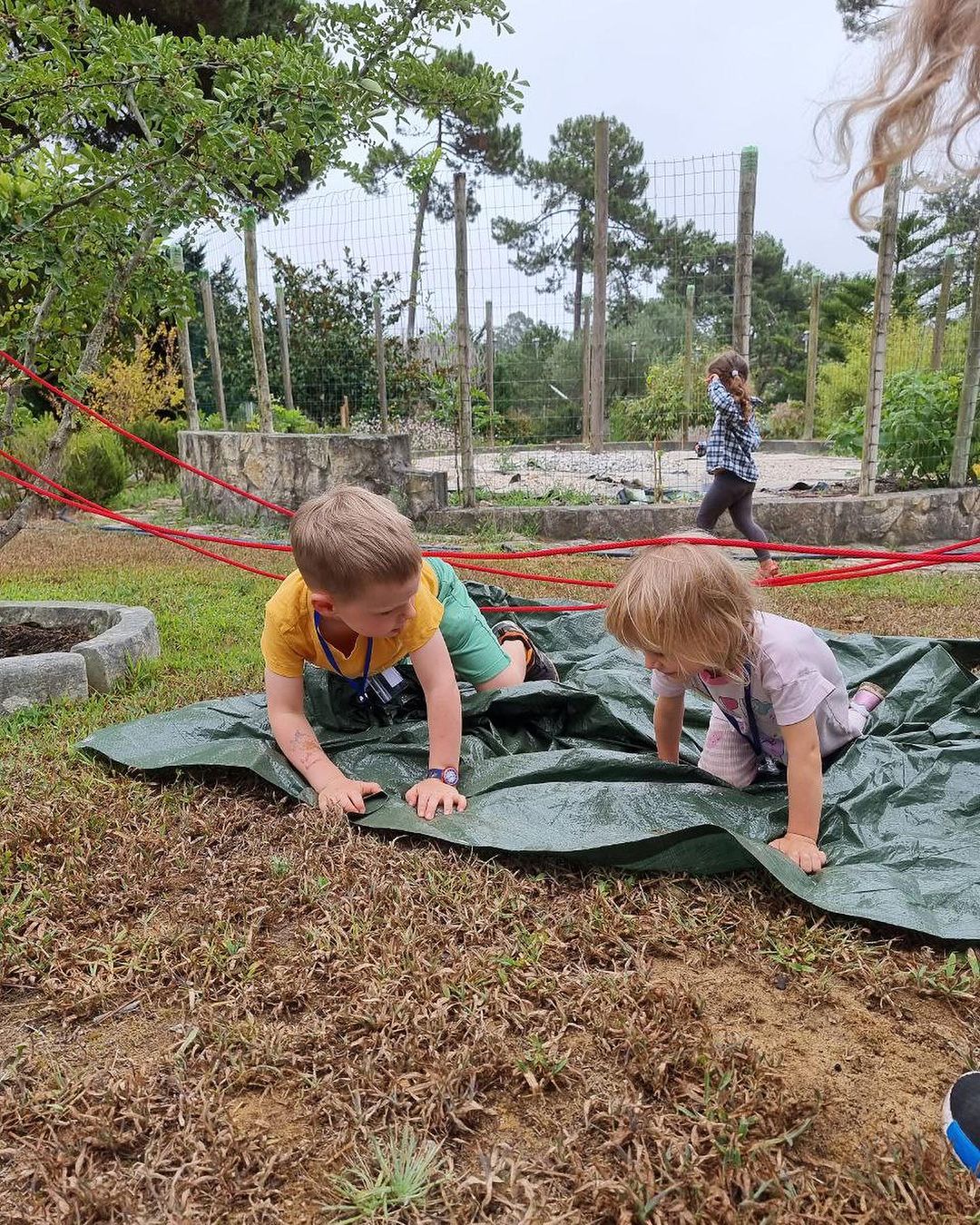Summer Camp 4 Children gardening together