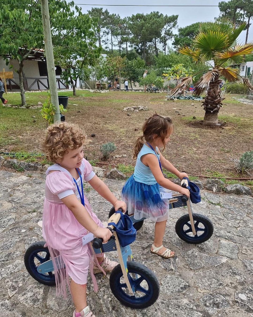 Summer Camp 5 Children on balance bikes