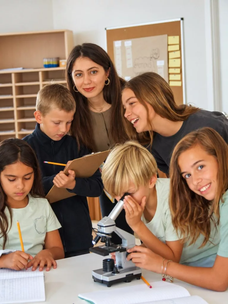 Primary children learning together